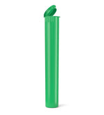 (1,000 Pack) 116mm Solid Green King Size Child Resistant Pop Top Tube
