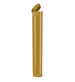 (1,000 Pack) 116mm Solid Gold King Size Child Resistant Pop Top Tube