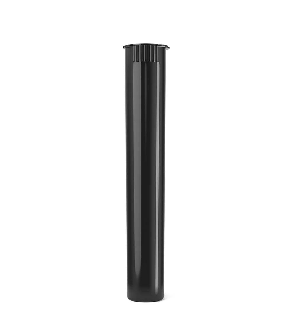 (1,000 Pack) 116mm Solid Black King Size Child Resistant Pop Top Tube