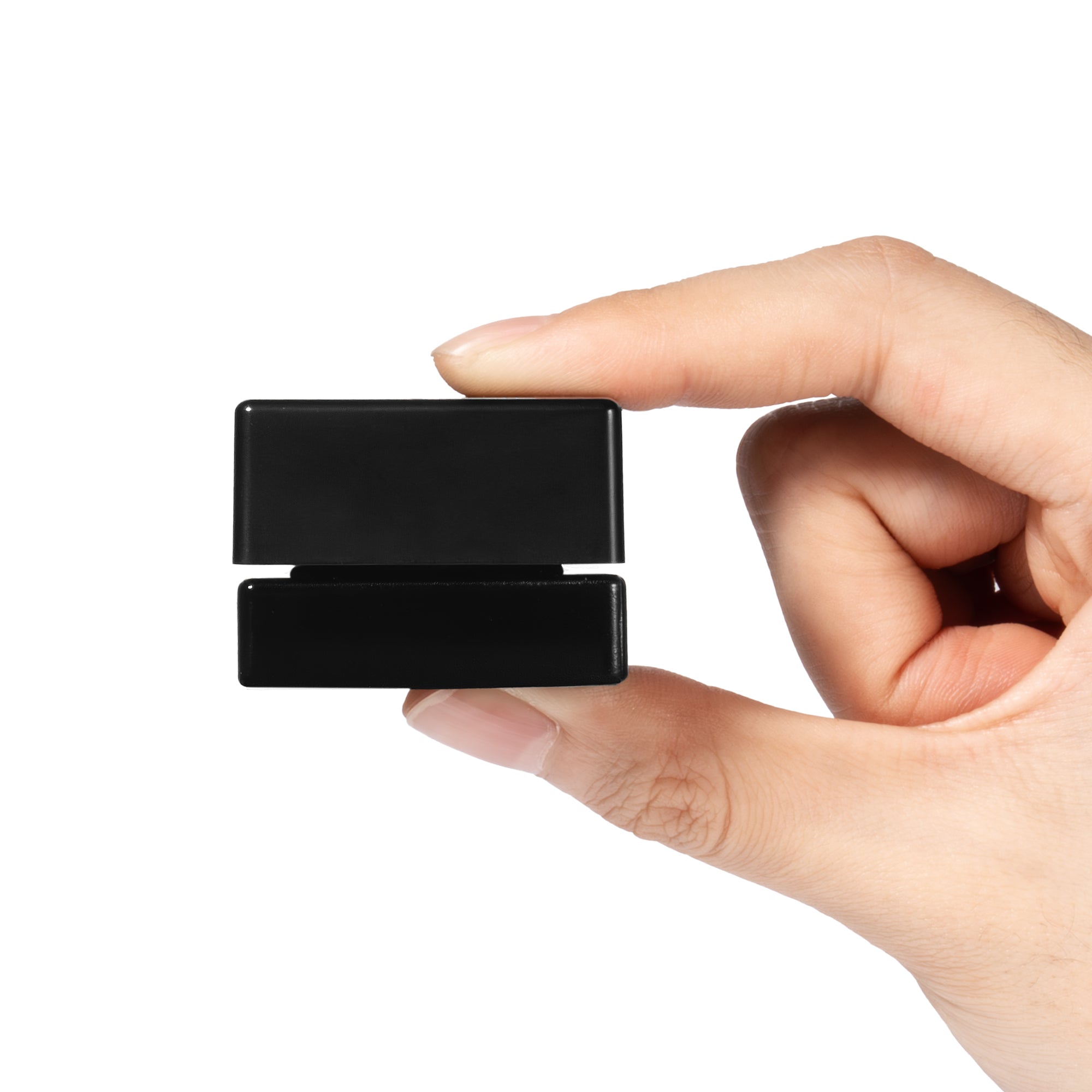 (150 Pack) 5ml Black Glass Square BlokJars with Child-Resistant PTFE Lids