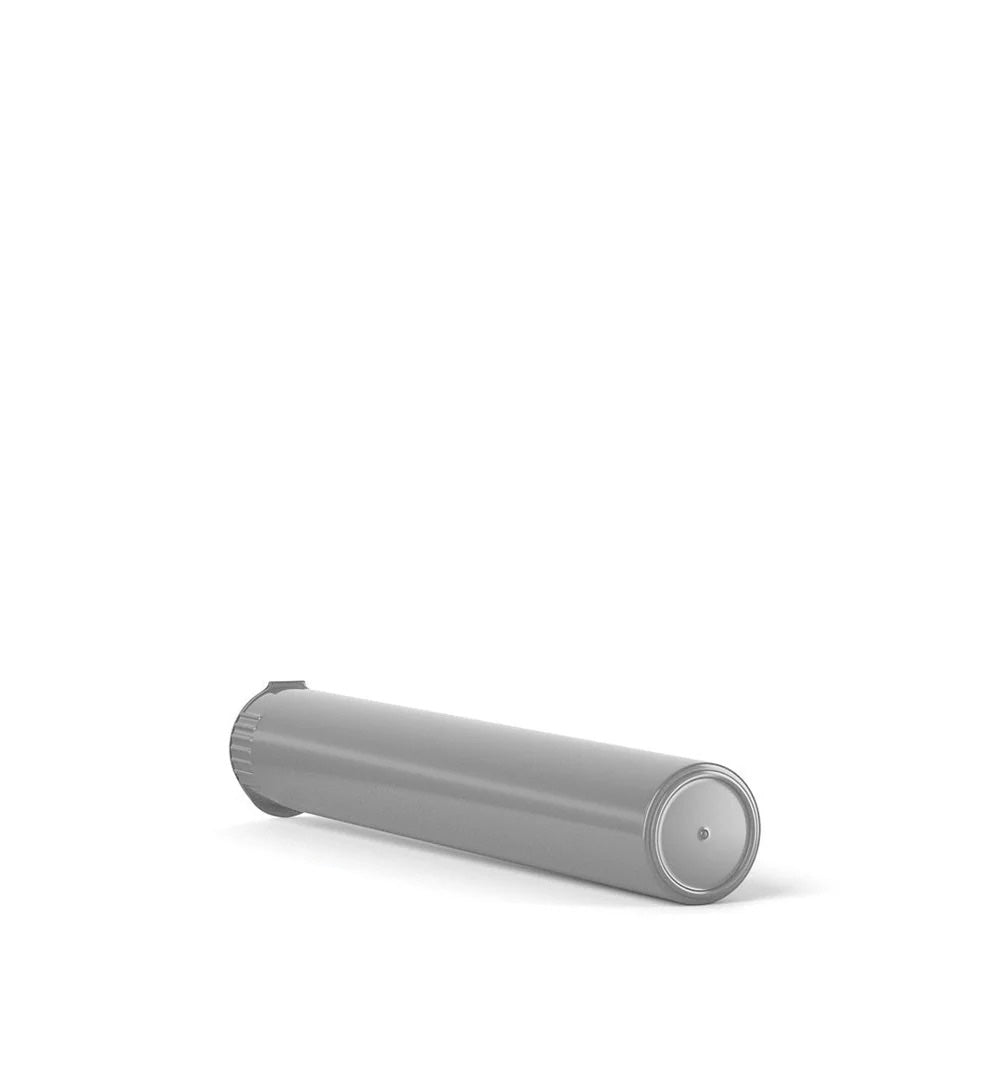 (1,000 Pack) 116mm Solid Silver King Size Child Resistant Pop Top Tube