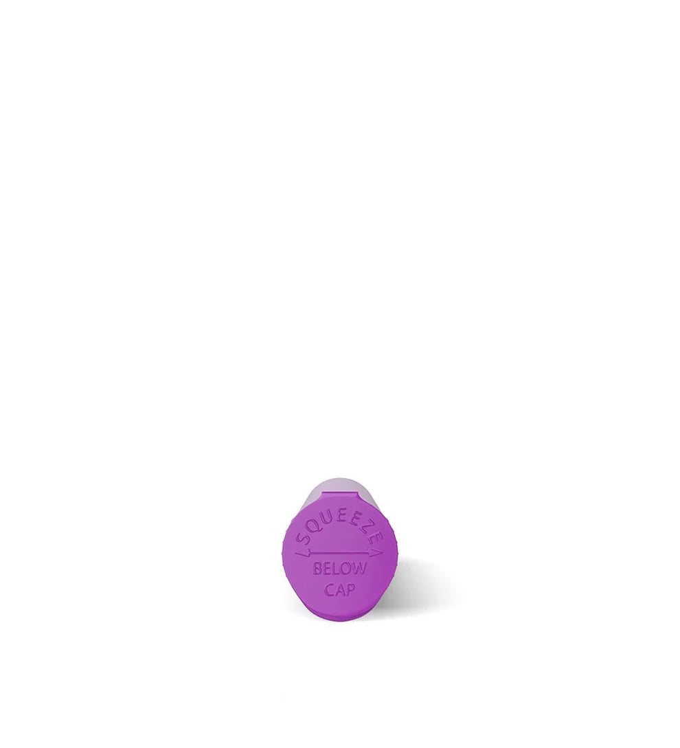 (1,000 Pack) 116mm Solid Purple King Size Child Resistant Pop Top Tube