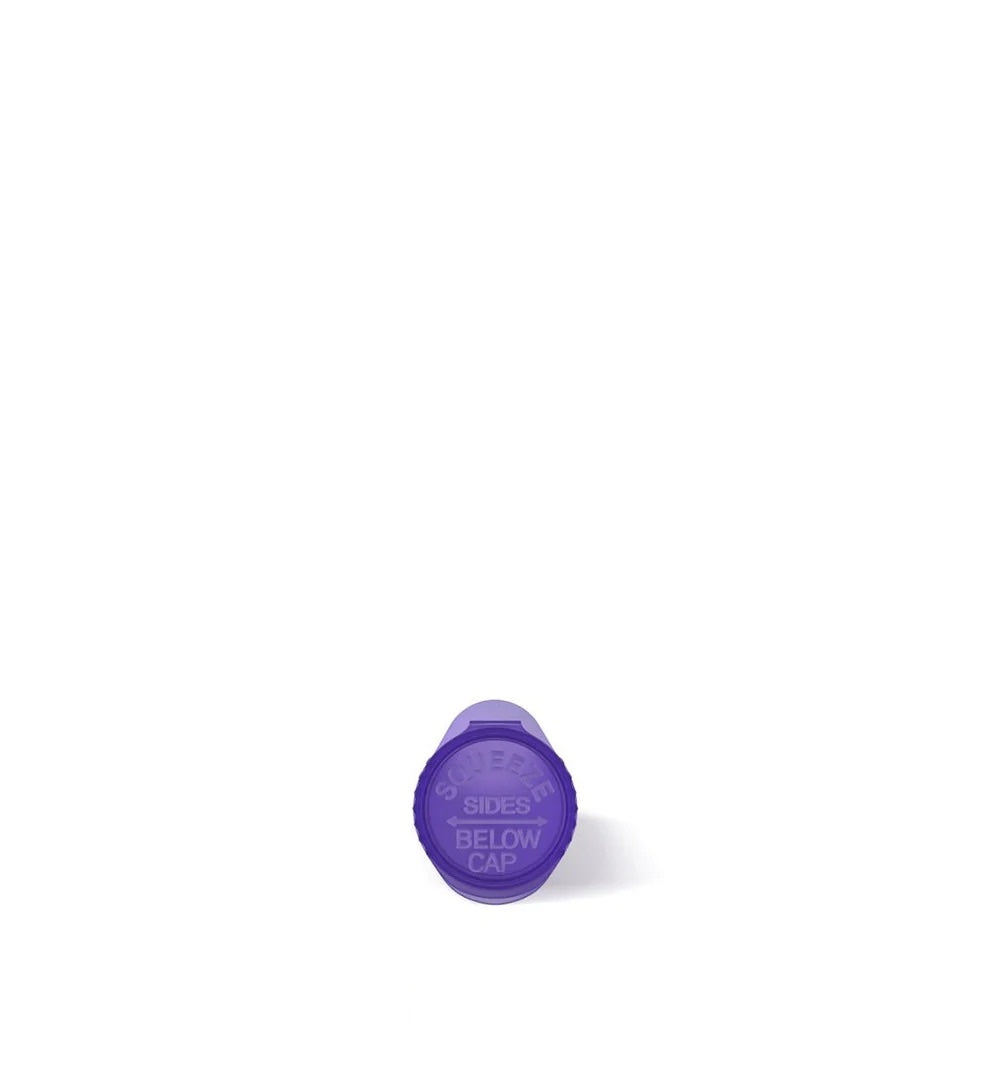 (1,000 Pack) 116mm Translucent Purple King Size Child Resistant Pop Top Tube
