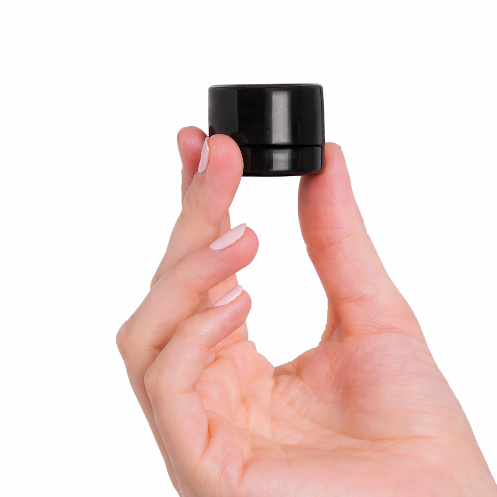 (200 Pack) 5ml Black Glass Jars with Child-Resistant Lids