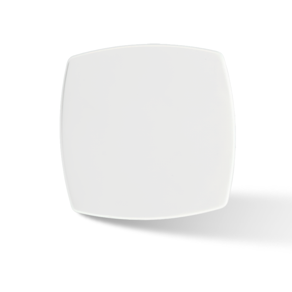 Custom Label for 9ml White Square Glass Container Child Resistant with White Lid