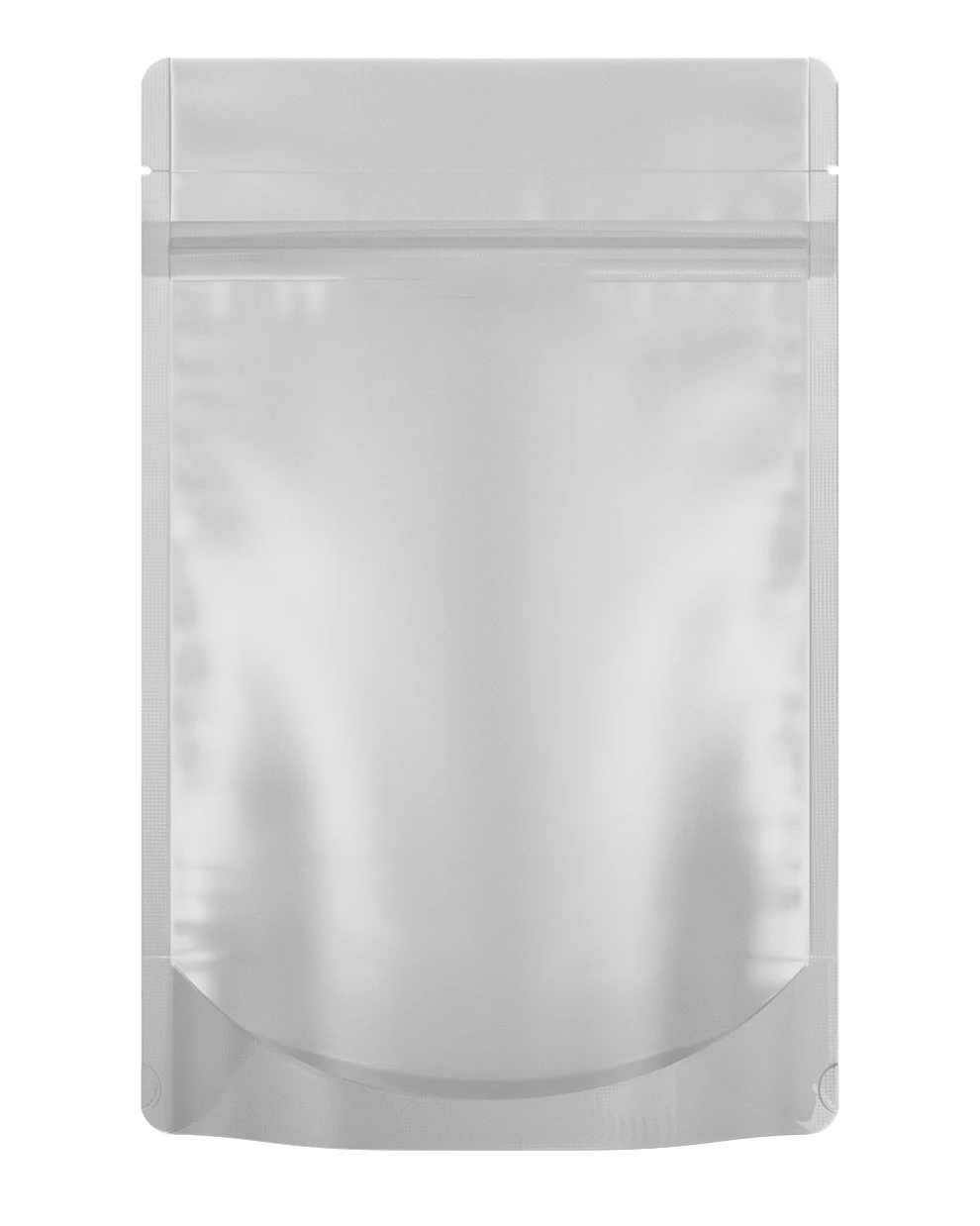 (1,000 Pack) 28g Matte Silver Mylar Bags with Clear Front – Tear Notch, 6" x 9.3"