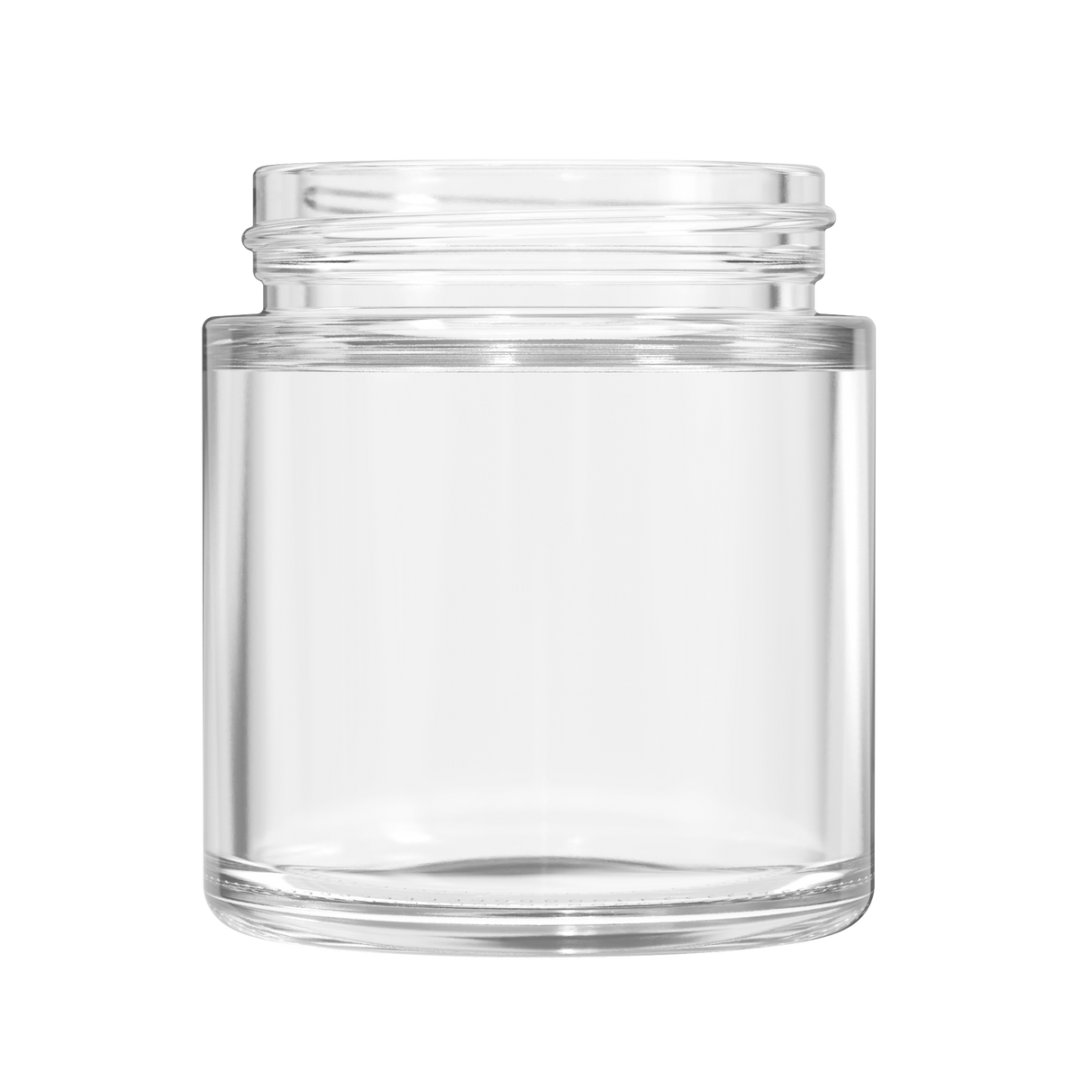 50 Pack) 3oz Thick Glass Container with Black Child Resistant Lid – SODO  LOCO