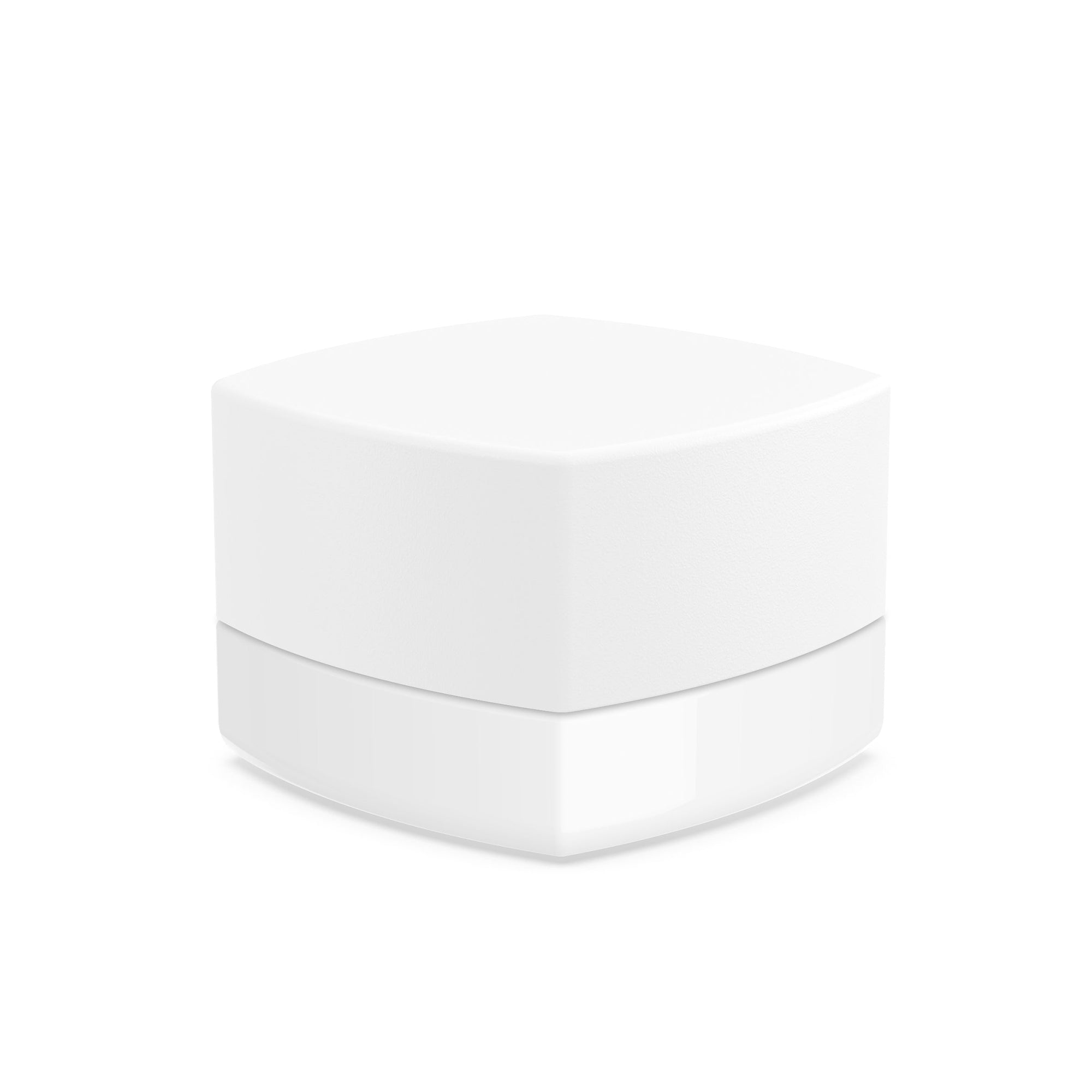 (250 Pack) 5ml White Glass Square Pillow Jars with Child-Resistant Lids