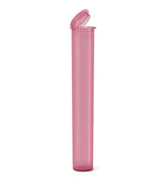 (1,000 Pack) 116mm Translucent Pink King Size Child Resistant Pop Top Tube