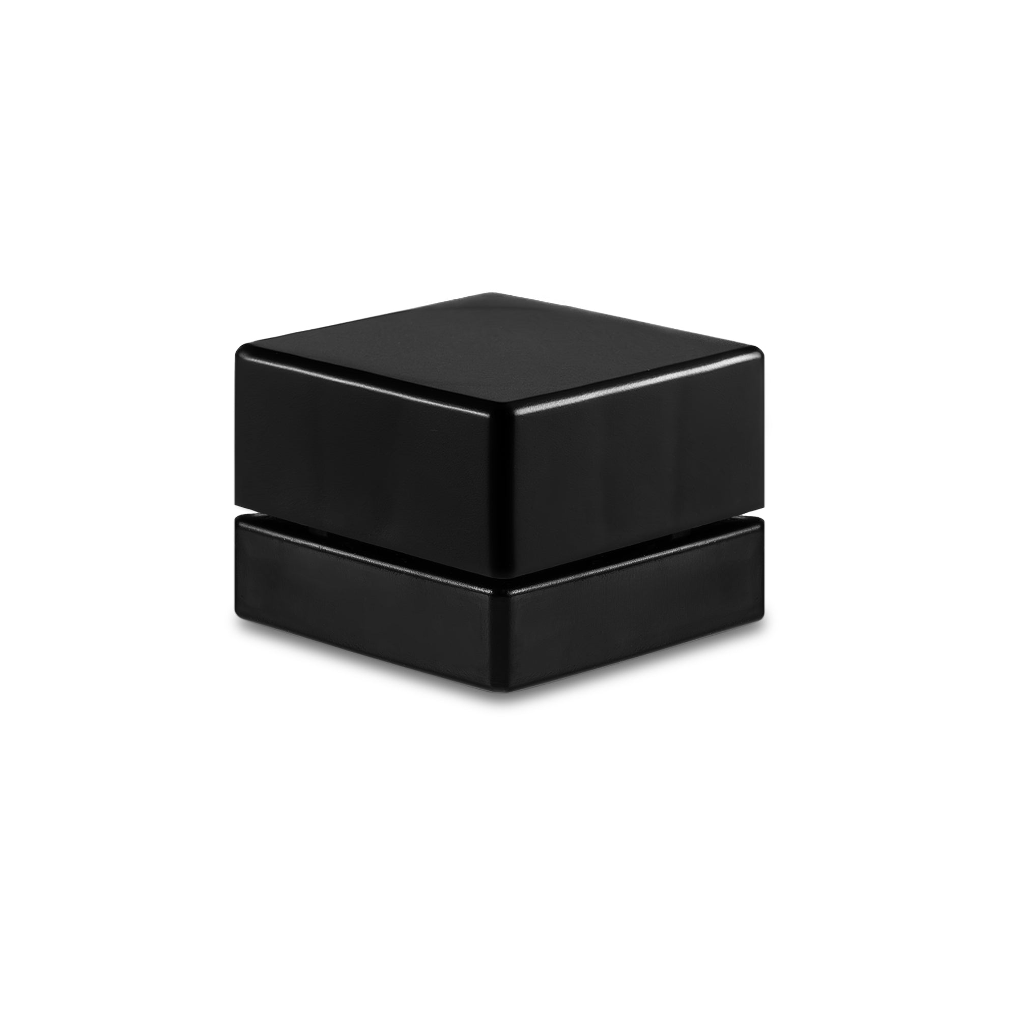 (150 Pack) 5ml Black Glass Square BlokJars with Child-Resistant PTFE Lids