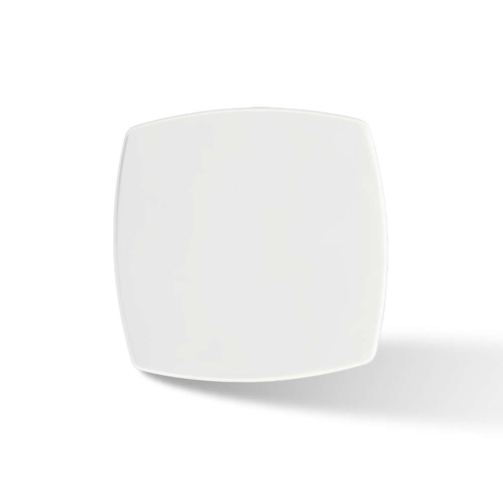 Custom Label for 5ml Clear Square Glass Container with White Child Resistant Lid