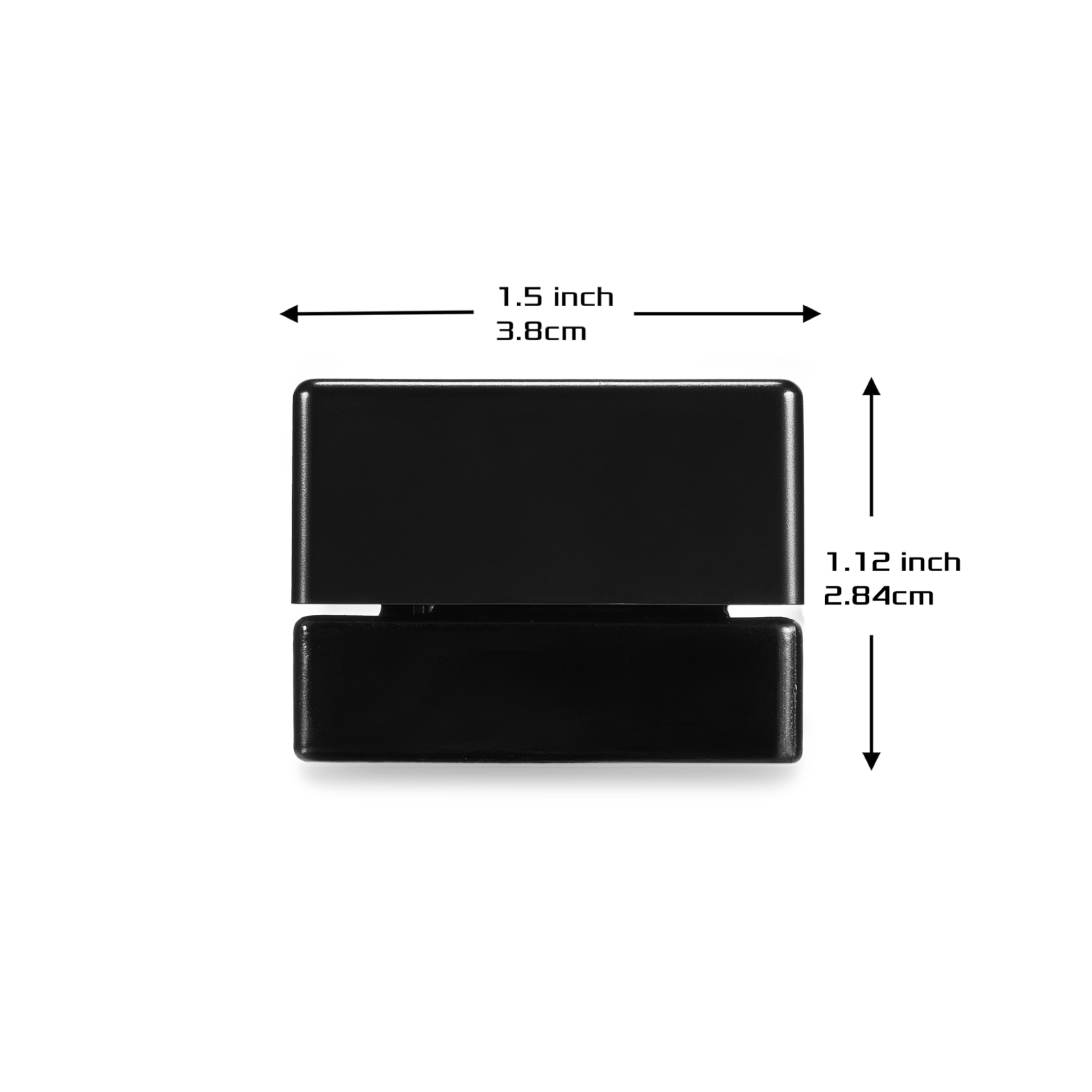 (150 Pack) 5ml Black Glass Square BlokJars with Child-Resistant PTFE Lids