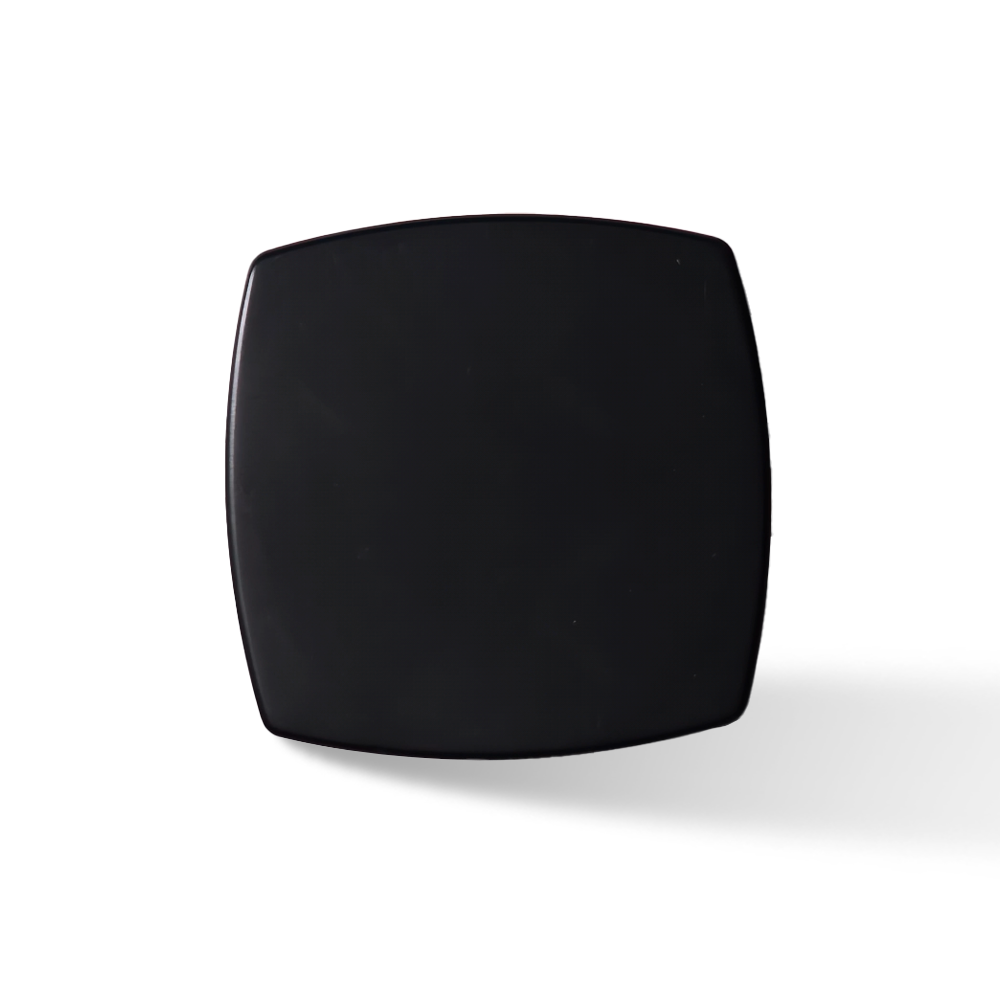Custom Label for 5ml Black Square Glass Container with Black Child Resistant Lid