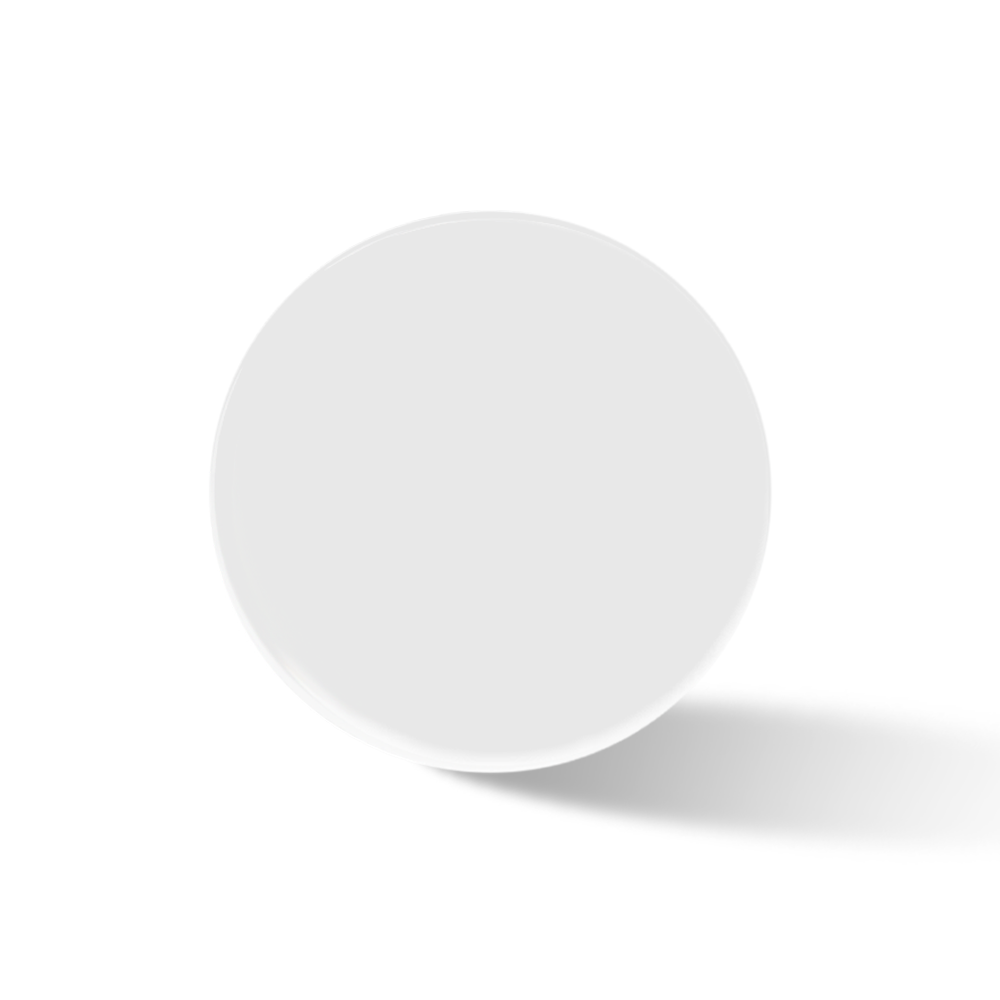 Custom Label for 7ml Clear Glass Container with White Lid