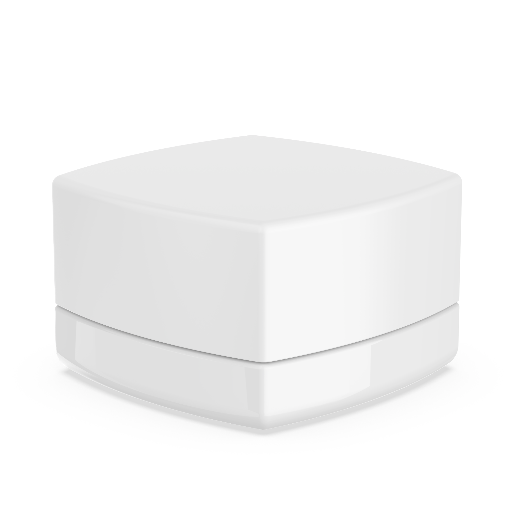 (240 Pack) 9ml White Glass Square Pillow Jars with Child-Resistant Lids