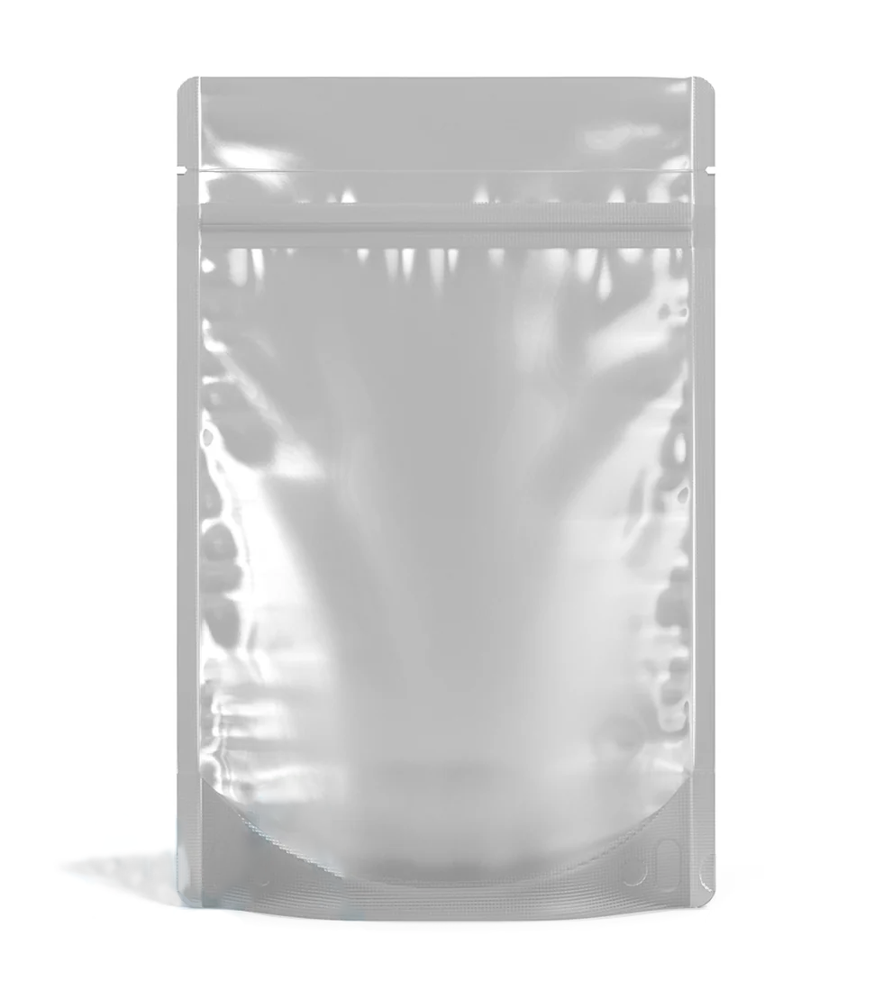 (1,000 Pack) 28g Matte Black Mylar Bags with Clear Front – Tear Notch, 6" x 9.3"