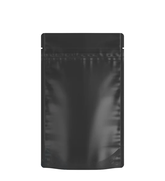 (1,000 Pack) 14g Matte Black Mylar Bags with Clear Front – Tear Notch, 5" x 8.1"