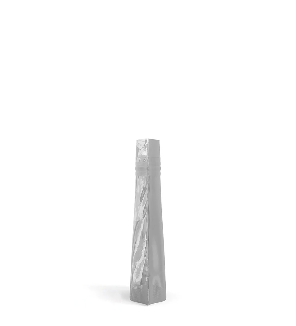 (1,000 Pack) 3.5g Matte Silver Mylar Bags with Clear Front – Tear Notch, 3.62" x 5"