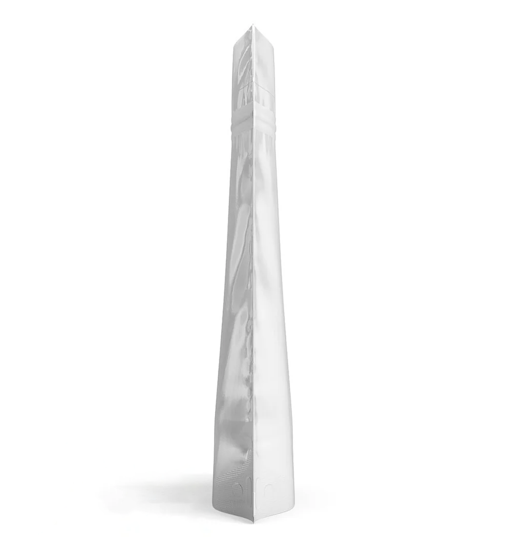 (1,000 Pack) 28g Matte White Mylar Bags with Clear Front – Tear Notch, 6" x 9.3"