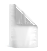 (1,000 Pack) 28g Matte White Mylar Bags with Clear Front – Tear Notch, 6" x 9.3"