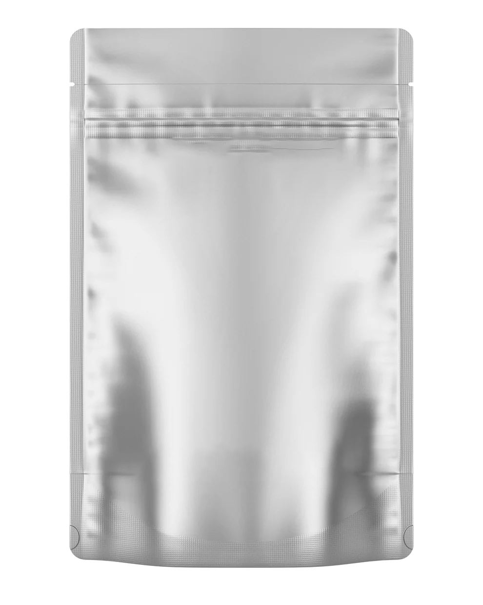 (1,000 Pack) 28g Matte Silver Mylar Bags with Clear Front – Tear Notch, 6" x 9.3"