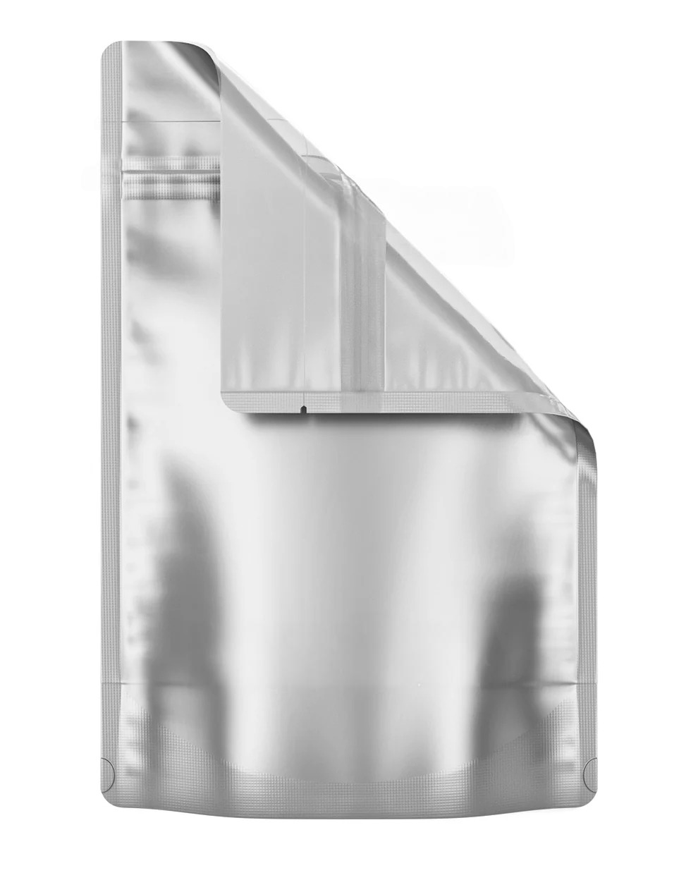 (1,000 Pack) 28g Matte Silver Mylar Bags with Clear Front – Tear Notch, 6" x 9.3"