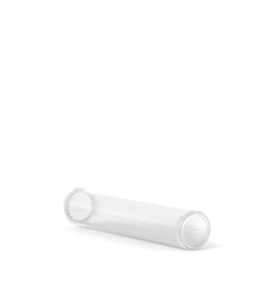 (1,000 Pack) 116mm Clear King Size Child Resistant Pop Top Tube