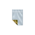 (2,000 Pack) 3.5g Gold Mylar Bags with Clear Front – Tear Notch, 3.43" x 5"