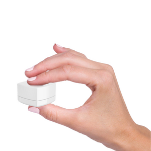 (240 Pack) 9ml White Glass Square Pillow Concentrate Container with White Child Resistant Lid
