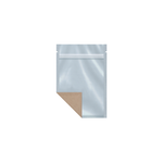(2,000 Pack) 3.5g Kraft Mylar Bags with Clear Front – Tear Notch, 3.43" x 5"