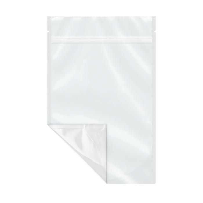 (1,000 Pack) 28g Opaque White Mylar Bags – Tear Notch, 6" x 9"