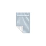 (2,000 Pack) 3.5g White Mylar Bags with Clear Front – Tear Notch, 3.43" x 5"