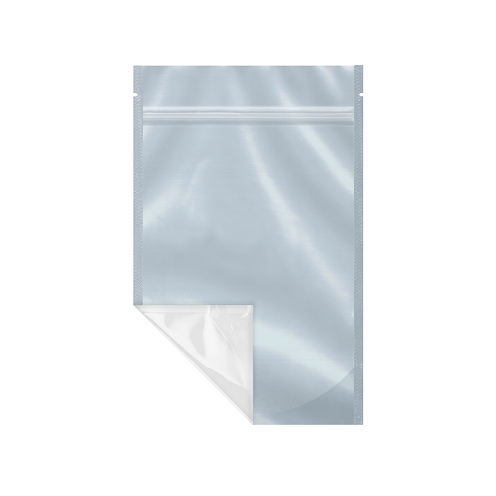(1,000 Pack) 14g White Mylar Bags with Clear Front – Tear Notch, 5" x 8.1"