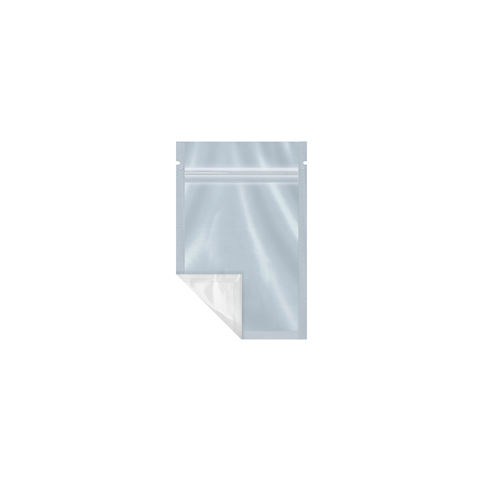 (2,000 Pack) 1g White Mylar Bags with Clear Front – Tear Notch, 3" x 4.5"