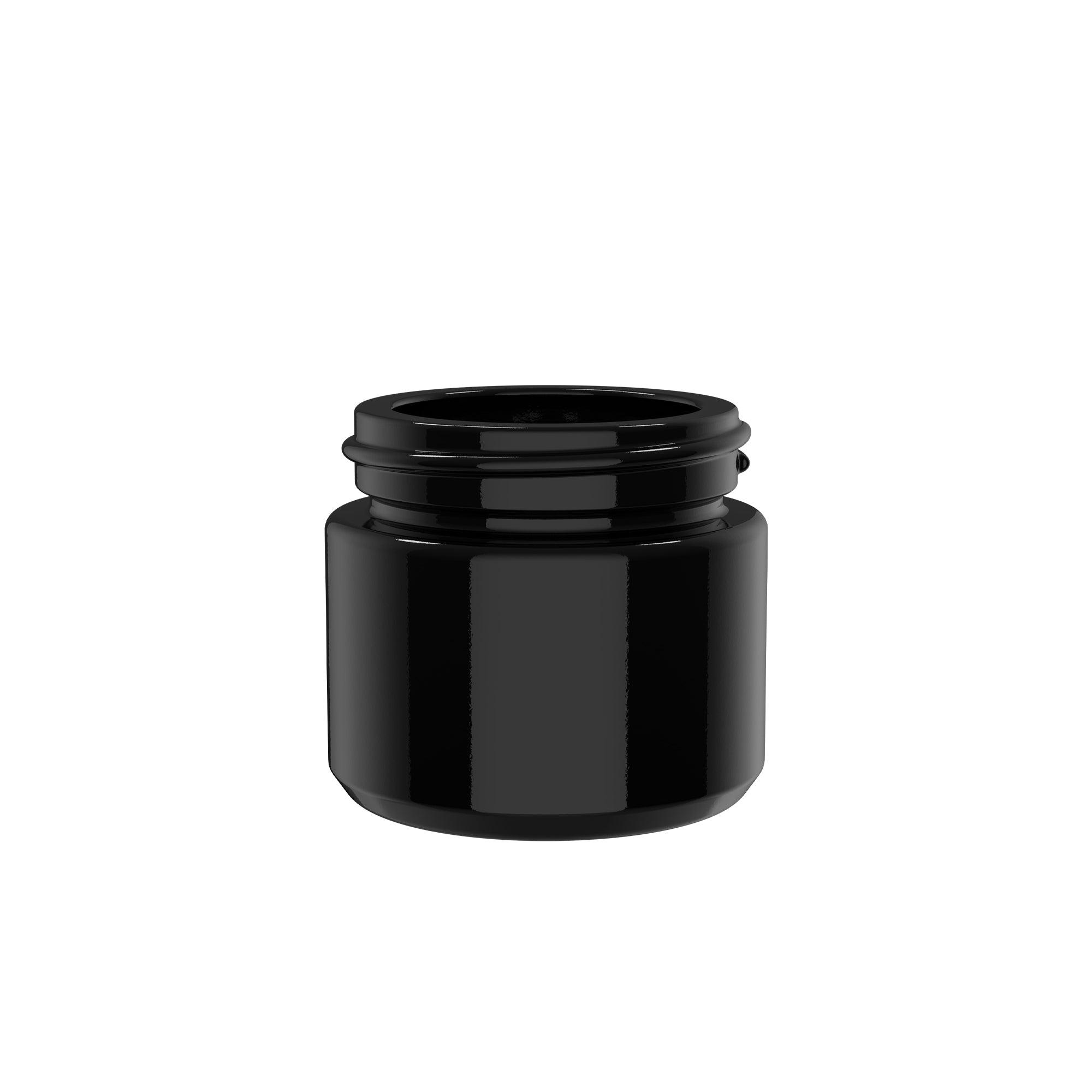 200 Pack) 5ml Thick Glass Containers with Black Lids - Jars for