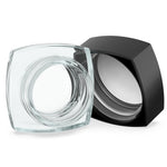 (240 Pack) 9ml Clear Glass Square Pillow Jars with Black Child-Resistant Lids